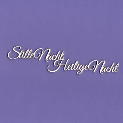 917 Tekturka napis - Stille Nacht, Hellige Nacht - Cicha Noc, Święta Noc - G3