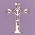 727 Tekturka - Krzyż Wielkanocny - G4