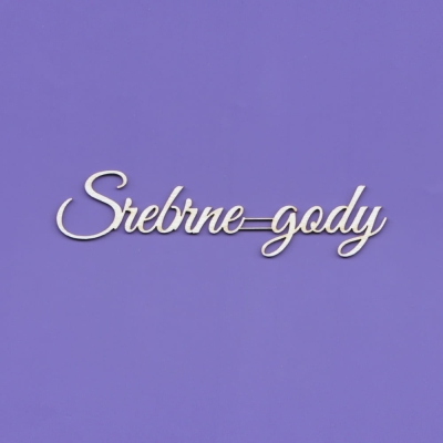 1433 Tekturka napis - Srebrne gody G5
