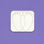 198 Tekturka - Stopy - 2 szt. - G2