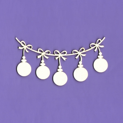 1303 Tekturka - Zimowa kolekcja - Świąteczne bombki - G4