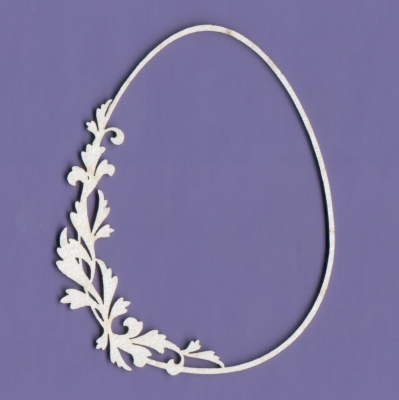 1168 Tekturka - Jajko wielkanocne floral G3