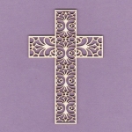 725 Tekturka - Krzyż koronkowy - G7