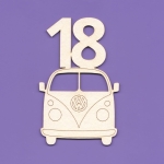 1446xx - Samochód VW Bus - Ogórek - VW T1 - Urodzinowy 18, 19, 20, 21, 25, 30, 35, 40, 50, 60, 70, 80, 90
