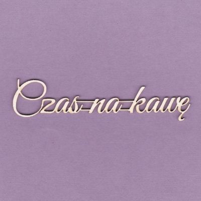 479 Tekturka napis - Czas na kawę - G2