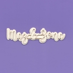 1128a Tekturka napis - Mąż & Żona - dwuwarstwowa G5