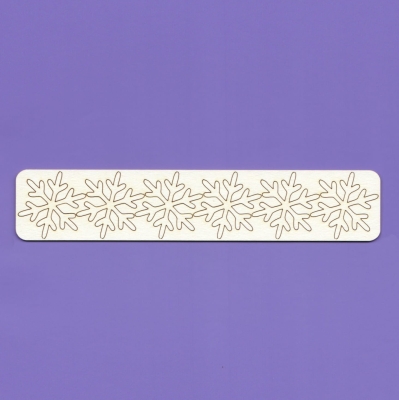 059 Tekturka  -Śnieżynki 1 - 6 sztuk - G6