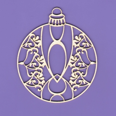 291 Tekturka - Bombka z ornamentem 1 G6