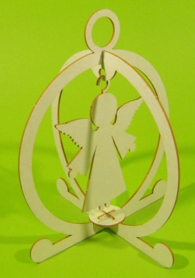 Tekturka - Anioł stojak 3D - Click and Paint O3D0001