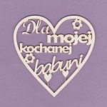 619 Tekturka - Serce dla Babci - G4