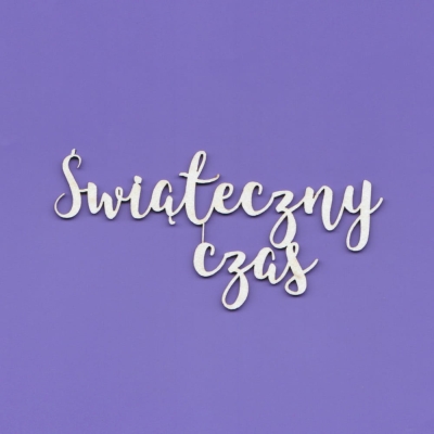 1445 Tekturka - Napis - Świąteczny czas - G4