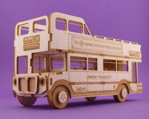 881 Tekturka - London Bus - Autobus  3D  