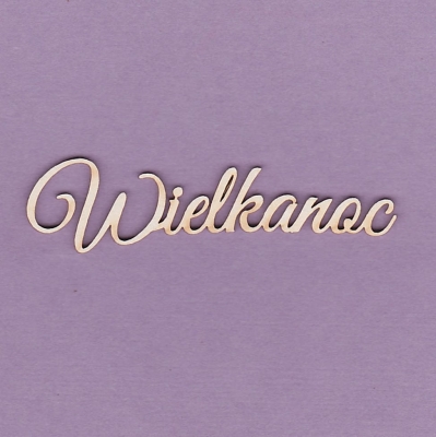 205 Tekturka napis - Wielkanoc - 2 szt. - G3