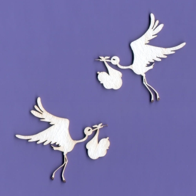 040 Tekturka - Bociek mały 2szt. - G4