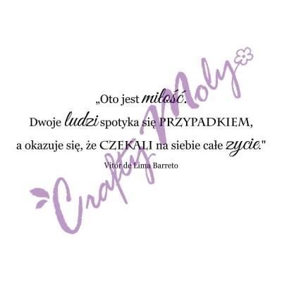178 Stempel napis - Oto jest miłość... 