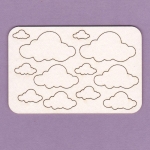 529 Tekturka - Chmury 12 szt. - G6