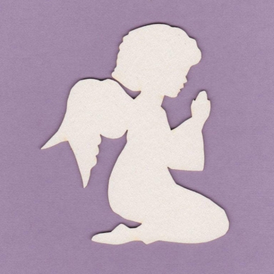 635 Tekturka - Aniołek komunijny - dziewczynka - G3