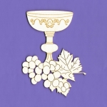 1260Tekturka  - Kielich komunijny  z winogronem G07