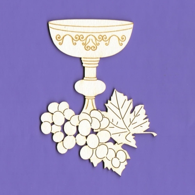 1260Tekturka  - Kielich komunijny  z winogronem G07