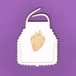 867 Tekturka - Fartuszek z truskawką - G3