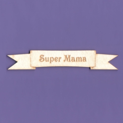 945a Tekturka - Super Mama - Wstążka - G4