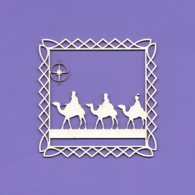 852 Tekturka - Świąteczna ramka - Trzej królowie G5