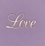 145 Tekturka napis - Love 1 - 2 szt. - G3