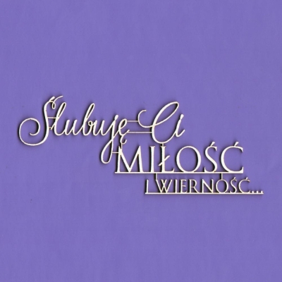 187 Tekturka - Ślubuję Ci...  - G4