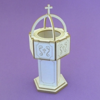 996 Tekturka - Chrzcielnica 3D 