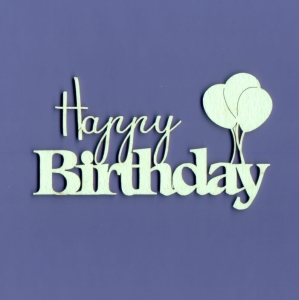 720 Tekturka - Happy Birthday z balonami - G4