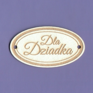 418 Tekturka - Dla Dziadka - tabliczka B- G4