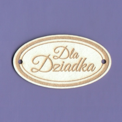 418 Tekturka - Dla Dziadka - tabliczka B- G4