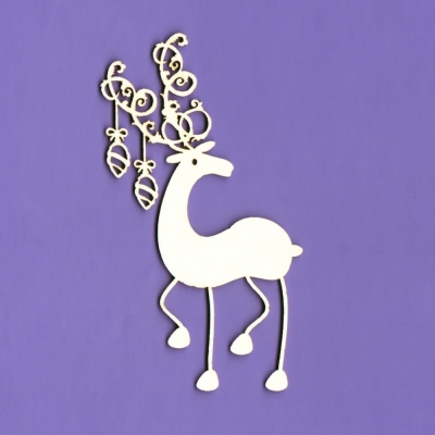 973a Tekturka - Zimowa kolekcja - Reniferek Kacperek 2  - G5