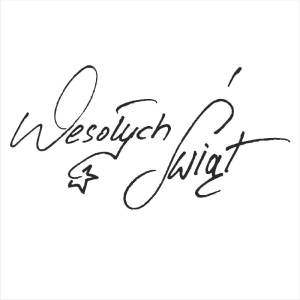 018 Stempel napis - Wesołych Świąt