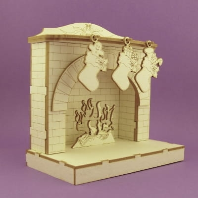 913 Tekturka - Kominek 3D   