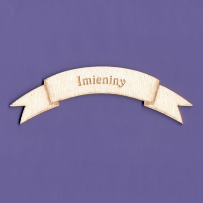 942b Tekturka - Imieniny - Szarfa - G3  