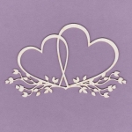 685 Tekturka - Serca złączone - G4