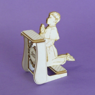 1384 Tekturka  - Klęcznik 3D - Chłopiec