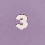 791 Tekturka - cyfra do tortów 3D - 3