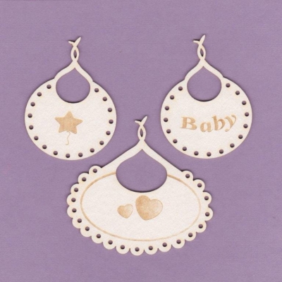 868 Tekturka - Zestaw 3 śliniaków - G6