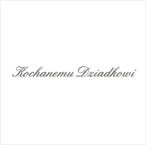 033 Stempel - Kochanemu Dziadkowi