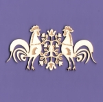 962 Tekturka - Kogutki Ludowe 1 - Grawer - G4