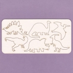 733 Tekturka - Dinozaury - zestaw - G8