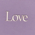152 Tekturka napis  Love 2 - 2 szt. - G3