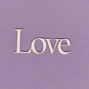 152 Tekturka napis  Love 2 - 2 szt. - G3