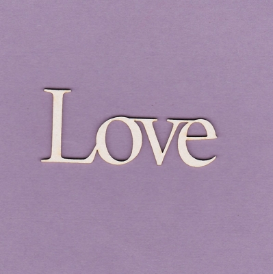 152 Tekturka napis  Love 2 - 2 szt. - G3