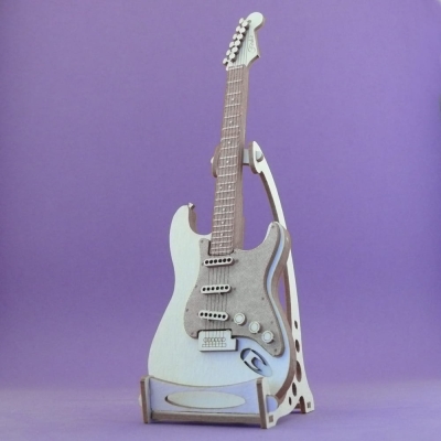 882 Tekturka -  Gitara Elektryczna 3D