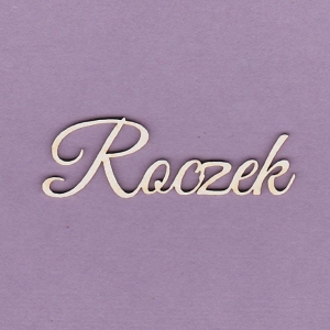 523 Tekturka napis - Roczek - 2 szt. - G3