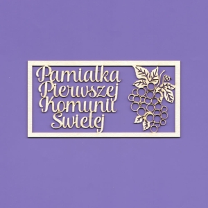470 Tekturka - Ramka - Pamiątka Pierwszej Komunii Świętej