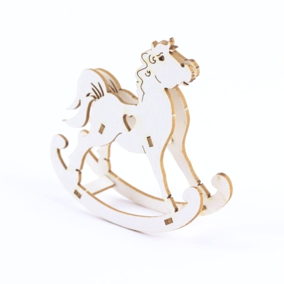 742 Tekturka -  Konik na biegunach 3D